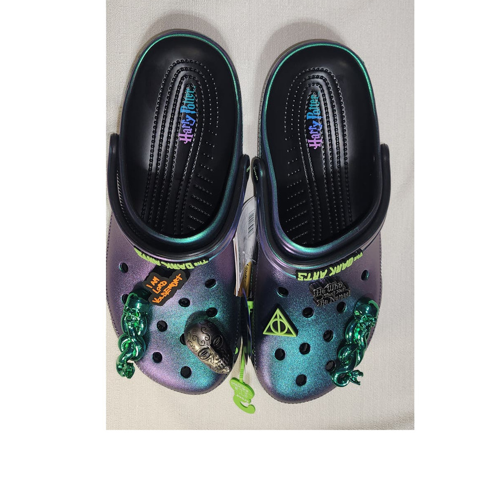 Harry potter Crocs men size 11 glow in the dark